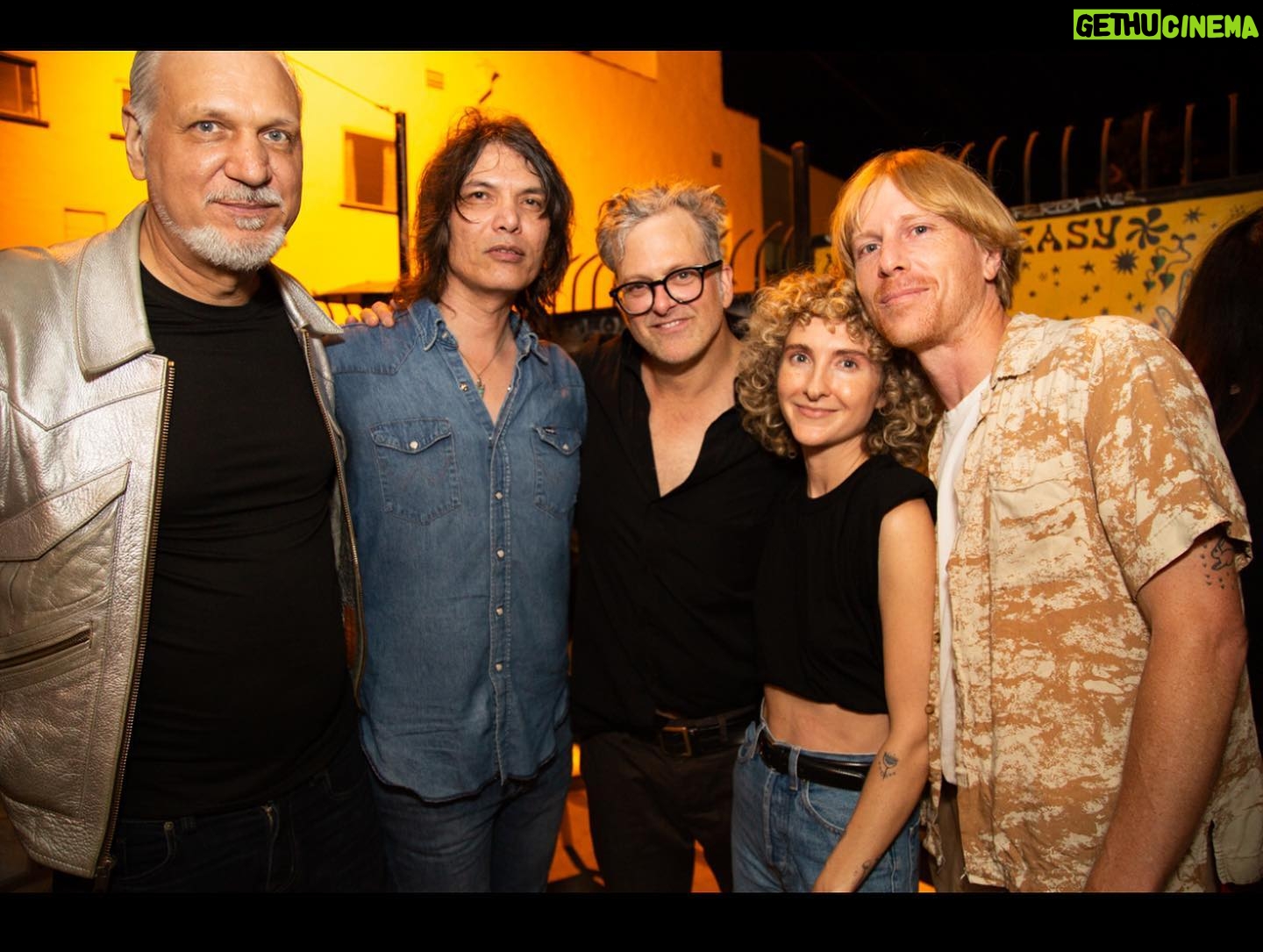 Christina Hendricks Instagram - Love you guys @thesilverlakelounge @housewithapool @thewarlocks @desire_musicofficial