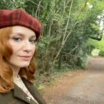 Christina Hendricks Instagram – You didn’t think I was done with castle content did you? @ashfordcastle