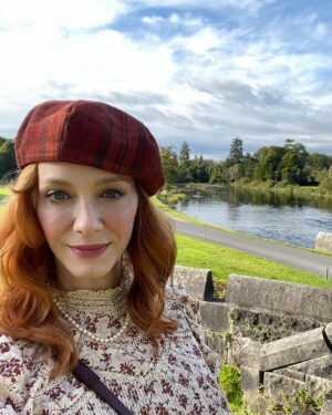 Christina Hendricks Instagram - You didn’t think I was done with castle content did you? @ashfordcastle