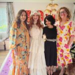 Christina Hendricks Instagram – My mother has Alzheimer’s and was not able to come to New Orleans for our wedding, so we brought the wedding to her yesterday in our backyard. My mother has always been my best friend and there was no way we weren’t going to share our love and celebrate with the biggest supporter and cheerleader in my life. When you are living so in the moment, so in the present, it is so important to have beauty and love and happiness around you. This time we had flower girls and dogs and more wonderful friends join us. @garbage surprised us with a Scottish wedding twist to this ceremony and it was another perfect day. @gillyflowersla made beautiful arrangements inspired by our New Orleans wedding and who wouldn’t want to wear their wedding dress twice!!! @katyakatyalondon @clairepettibone #alzheimers