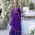 Christina Milian Instagram – Splashes of color & love in Côte d’Azur 💒💜✨ 
When the wedding invitation says ‘Colorful, Elegant Indian Attire’ you dress the part & even better we experienced the culture! Such a beautiful parade down the isle with the groom. #WeUnderstoodTheAssignment 🥳 
Congrats Again to the Kamani’s! Had a blast.

Outfit: @indianfashionsparis