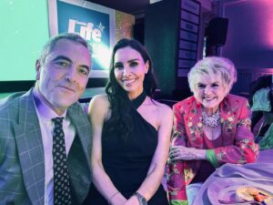 Christine Lampard Instagram - Thank you so much @sundaylifenews for inviting me along to the Spirit of Northern Ireland Awards.  A wonderful night celebrating incredible people. Had the chance to catch up with some old friends too 🥰🥰 #sundaylife #spiritofnorthernirelandawards @kellyallen01 @donate4daithi