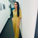 Christine Lampard Instagram - See you tomorrow on @lorraine for my last day of the summer ☀️ jumpsuit from @insidejigsaw