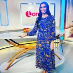 Christine Lampard Instagram - Loved my time on @lorraine the past few weeks! Thanks for all your messages. @ranvirtv will be in the hot seat on Monday ❤️
