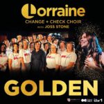 Christine Lampard Instagram - A very special Friday on @lorraine please listen and download our #changeandcheck choir’s beautiful single #golden alongside the wonderful @jossstone All proceeds go to @futuredreamscharity breast cancer charity 💖 @thetittygritty #breastcancer