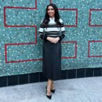 Christine Lampard Instagram - My Friday on @lorraine and thank you @doctoramirkhan @weemissbea @being_kelsey @paulcbrunson @jo_elvin and @luciecave for keeping me company 🥰 top from @lipsylondon skirt @me_andem Thank you @helenhandmakeup @cilerpeksah_hairstylist @danniiwhitemanstylist 💄 ✂️ 👗