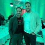 Christine Lampard Instagram - Last night was about supporting @iyf_uk and all the great work they do ahead of the big game today!! ☘️☘️☘️ suit from @safiyaa_official @danniiwhitemanstylist