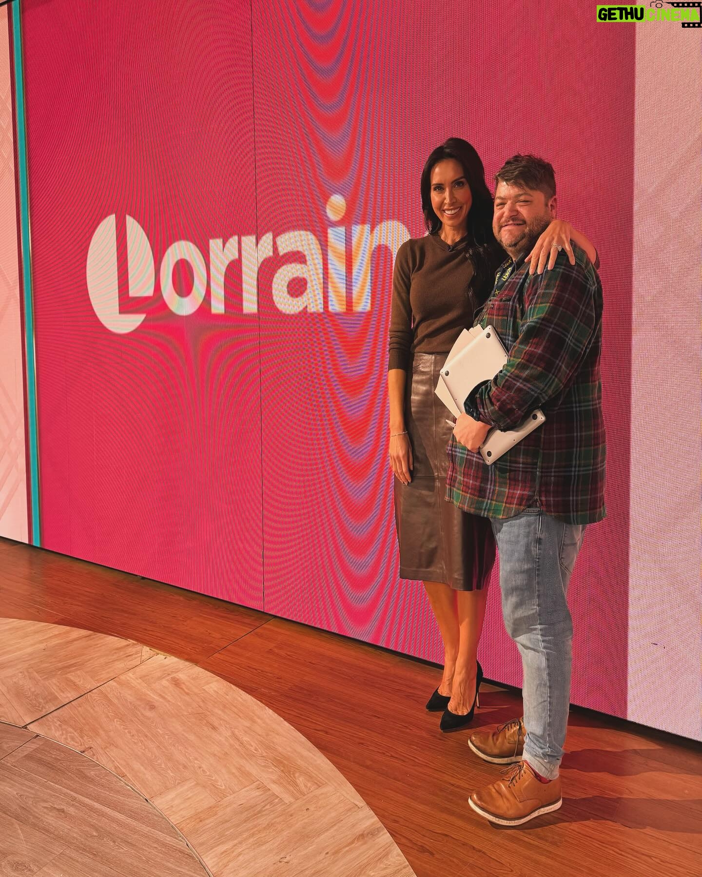 Christine Lampard Instagram - #legend @ppixton 🥰 @lorraine @loosewomen