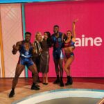 Christine Lampard Instagram - I tried to contain my excitement…I just couldn’t! Got to spend my morning on @lorraine with these superhumans @ellamaerayner #comet @tobyolubi #phantom and @aikines #nitro #gladiators Thank you @ulrikajonssonofficial for reminiscing about the good old days too @bbcgladiators