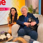 Christine Lampard Instagram - Picked up an Oscar, met Barney the dog and got to chat to the very wonderful @charliemackesy What a Friday! ❤️ @lorraine (top and trousers from @reiss )