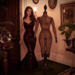 Christine McConnell Instagram - Detail photos of the dress form :D I made it from recycled shipping boxes 🎉