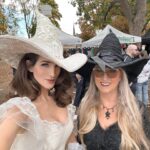Christine McConnell Instagram – My Mom and I had an amazing Halloween in #Salem this year! 
🎉👻🎉
There was so much to see and I even picked up some antique hidden compartment books and a beautifully creepy painting by @maxmartelliart 🧟‍♂️🕸️