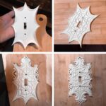 Christine McConnell Instagram - Homemade light switch plates! ✨💡✨ Brand new exclusive episode of ‘From the Mind...’ just went up on Patreon! In this episode, I show how to make these from scratch! 🎉🤗🎉