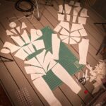 Christine McConnell Instagram - Detail photos of the dress form :D I made it from recycled shipping boxes 🎉