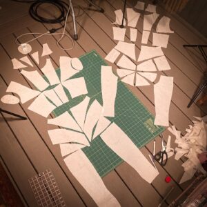Christine McConnell Instagram - Detail photos of the dress form :D  I made it from recycled shipping boxes 🎉