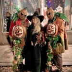 Christine McConnell Instagram – My Mom and I had an amazing Halloween in #Salem this year!
🎉👻🎉
There was so much to see and I even picked up some antique hidden compartment books and a beautifully creepy painting by @maxmartelliart 🧟♂️🕸️