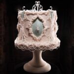 Christine McConnell Instagram - Vanilla Marshmallow Cake! ✨🕷✨ ... New cake decorating episode just went up on Patreon as well as a separate baking and frosting episode 🎉 Recipes for this plant based cake have been posted alongside these videos! 🎂