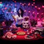 Christine McConnell Instagram - A dark and creepy Valentines Day episode of ‘From the Mind...’ is coming to Patreon this week! ☠️🎁☠️ These images are from a ‘Stranger Things’ themed Valentine’s Day project I did for @FoodDotCom the year that show first came out 🎉😍🎉