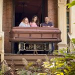 Christine McConnell Instagram – My antique Marsellus Casket arrived just in time for Fall πβ°οΈπ
My friends @Michael5952 and his wonderful daughter @Carolannkregel (who are a father/daughter team of Morticians) were able to find this eerie treasure for me β₯οΈβ οΈβ₯οΈ
They were even amazing enough to include a beautifully well worn embalming table, which Ive set up in the basement! ππ»π
