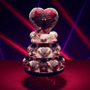 Christine McConnell Instagram - A dark and creepy Valentines Day episode of ‘From the Mind...’ is coming to Patreon this week!
☠️🎁☠️ These images are from a ‘Stranger Things’ themed Valentine’s Day project I did for @FoodDotCom the year that show first came out 🎉😍🎉