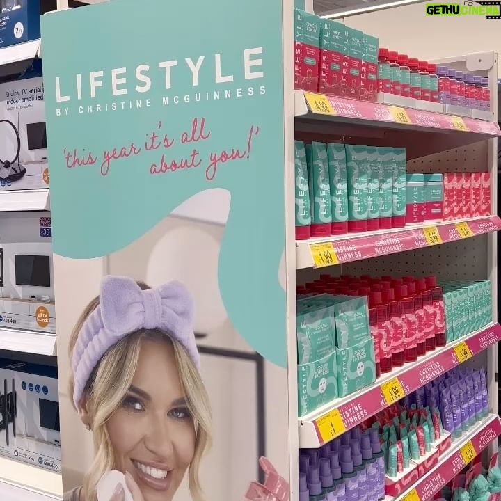 Christine McGuinness Instagram - I still can’t believe this happened to me 🥹 And the best part, my mum is here to see it (pic 2) she is doing amazing!😍 From when my mum used to take me to @bm_stores as a child, she’s here seeing my products filling shelves in stores all over the UK! 🙌💕 LIFESTYLE by meee 🥰 AD #Blessed #Grateful #Thankful #DreamsDoComeTrue