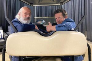 Christopher Lloyd Instagram - The happiest Birthday to my dear friend @realmikejfox - while we created a wonderful friendship on-screen, it is even better to celebrate our bond over the years in person. Cheers to you Michael!