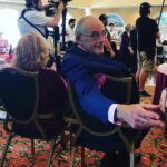 Christopher Lloyd Instagram - Lloyd behind the scenes with Ann-Margret. I can assure you...they are up to no good. #lookatthatsuit #photobymom