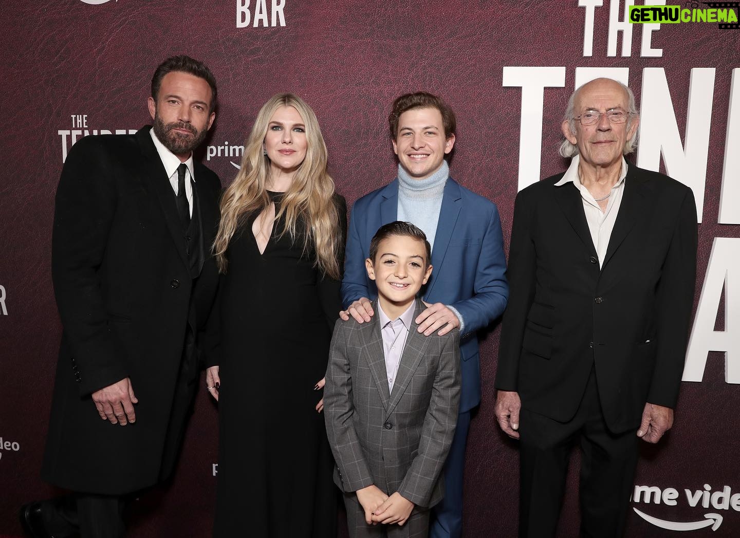 Christopher Lloyd Instagram - Incredible night celebrating the LA premiere of The Tender Bar. I can’t say enough about how wonderful this experience has been. From director George Clooney, to the wonderful cast & crew, and to everyone who made this film possible. Thank you so much! Cheers Christopher Lloyd