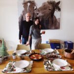 Christopher Lloyd Instagram - Merry Christmas and Happy Holidays to you ALL from my lovely wife and I. She makes a mean Shakshuka. 🎄🎊