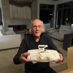Christopher Lloyd Instagram - Thank you everyone for the birthday wishes! It was a beautiful evening surrounded by family. I received this wonderful “Eroded DeLorean” crafted by @danielarsham . I love this piece and I love all my amazing fans! 🎉