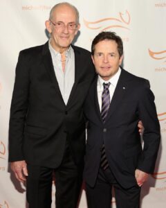 Christopher Lloyd Instagram - I once said to Marty, “Roads? Where we’re going...we don’t need roads.” Back to the Future has always been more than just a movie. It’s core values: determination, strength, passion, and friendship have transcended into a legacy we could have never imagined. Michael, you have taken it even deeper with your fight for Parkinson’s. It is truly admirable and I am happy to help, always. If you would like to donate to the Michael J. Fox Foundation you can find all you need here: michaeljfox.org/gala.