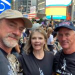 Christopher Meloni Instagram - Bikes up to Times Sq to support my union. The day just got better and better. Good to see the support and a great reminder- stay united in this fight. @bobby1960 K Eribe @allisonsiko OC writer and tech advisor were out supporting as well @sagaftra #strong