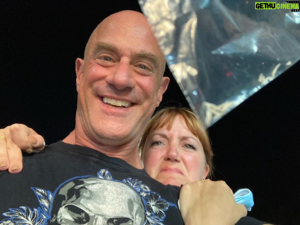 Christopher Meloni Instagram - BIG #OC day yesterday! @shespokerebecca had a birthday and I surprised her with some of my nail clippings. She was SO surprised and you can tell by her face she LOVED it. Happy birthday kid!