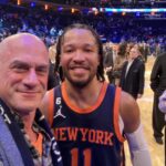 Christopher Meloni Instagram - Just hangin with my pal jalen Brunson of the Knicks after big win over Celtics #MSGgoodtimes