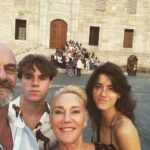 Christopher Meloni Instagram - Answering calls to prayer. Touring a big OLD cistern. Building hotels. The fam is loving our vaca in Wyoming.