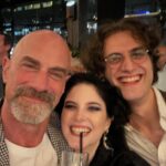Christopher Meloni Instagram - DJ Reyes spinning the mad beats at the #OCseason4 wrap. Joy. Camaraderie. Shenanigans. @ainsleyseiger @daniellemonetruitt @shespokerebecca #LetsRollSeason5