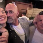 Christopher Meloni Instagram - DJ Reyes spinning the mad beats at the #OCseason4 wrap. Joy. Camaraderie. Shenanigans. @ainsleyseiger @daniellemonetruitt @shespokerebecca #LetsRollSeason5