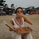 Chutimon Chuengcharoensukying Instagram - ☎️ Hi @dominos.thailand May I have half of 🌽 & Ricotta 🇺🇸hiz ✨ w Broolyn crust plz