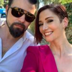 Chyler Leigh Instagram - In the midst of times in life where @eastofeli & I are ships passing in the night, I’m grateful to have this picture. Reminds me of how much I love him and how hard we both work to build a life with meaning and purpose. We may not always be in the same room but no matter what or when or how, life is better lived together }{ So Friends... when you see my hubby over there in the #UK give him a hug for me ❤️