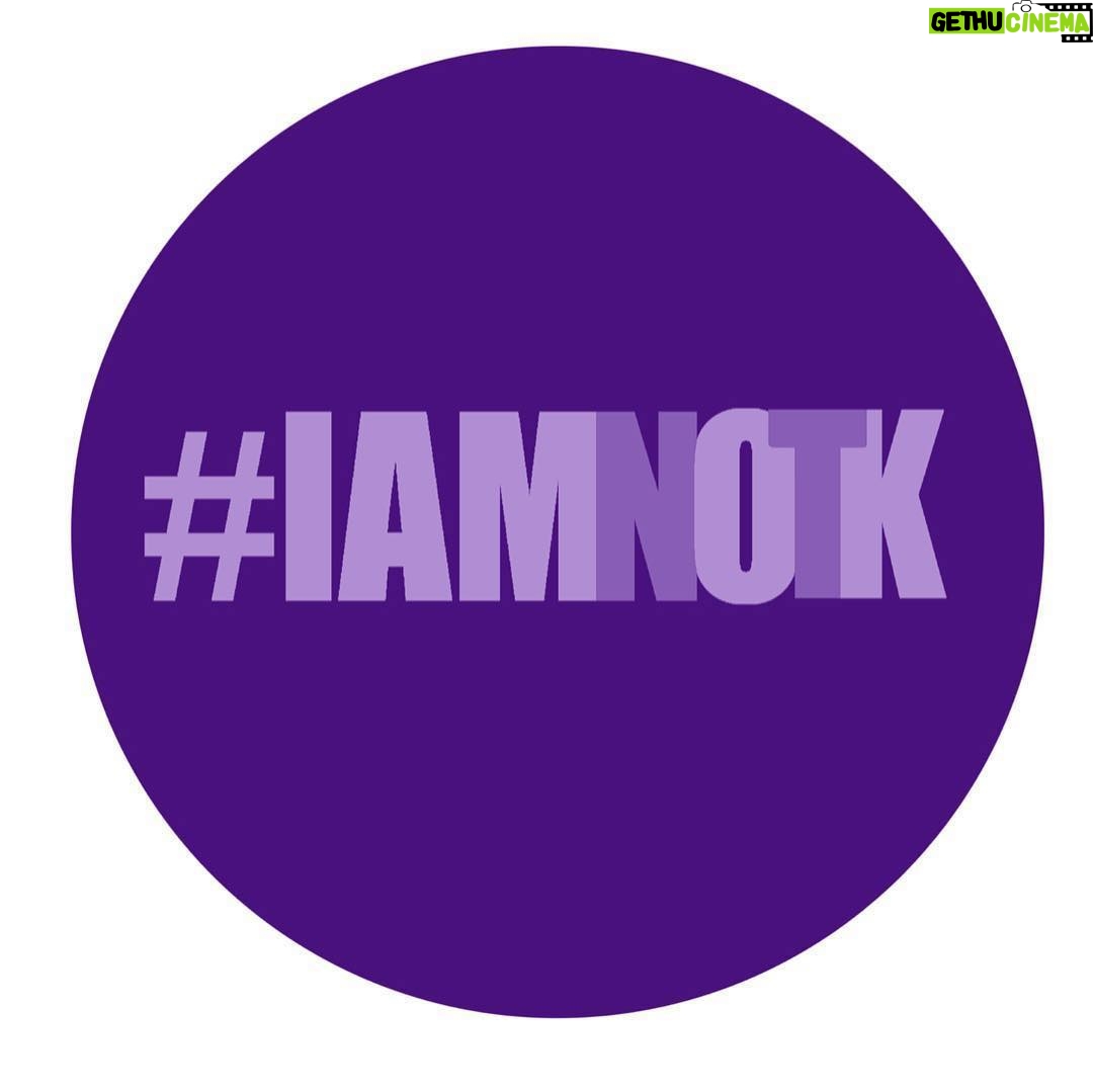 Chyler Leigh Instagram - I stand with @iamnotokmvmt in support and love for those affected in any way, shape, or form of domestic violence 💜 #iamnotok with the continually rising statistics. Repost from @melissabenoist using @RepostRegramApp - I support all survivors as they share their stories of domestic violence. I stand against domestic violence. And #iamnotok with the fact that 1 in 4 women and 1 in 7 men have been victims of severe physical violence by an intimate partner in their lifetime. Please stand with me. @iamnotokmvmt