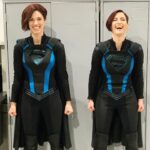 Chyler Leigh Instagram - We tried so hard to take a cool pic together as #SuperAlex but it just got sillier and sillier 🤪 I love you @lisa_chandler_ I’m so lucky to have you by my side! You are an absolute badass AND hero in your own right! The stunt departments in film and tv do not get enough credit... you’re why we actors look so cool!!! #AwardsForStuntPerformers