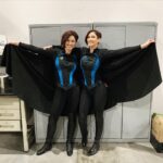 Chyler Leigh Instagram - We tried so hard to take a cool pic together as #SuperAlex but it just got sillier and sillier 🤪 I love you @lisa_chandler_ I’m so lucky to have you by my side! You are an absolute badass AND hero in your own right! The stunt departments in film and tv do not get enough credit... you’re why we actors look so cool!!! #AwardsForStuntPerformers
