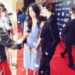 Chyler Leigh Instagram – THANK YOU, @glaad for having @florianalima and I at the #glaadawards to represent all our family on @supergirlcw 🌈 It was such a special evening, one I’m very proud to have been present for! And now on with the shout outs to those that made me feel so confident walking that red carpet with so many fabulous folks!! *Styling by the sweet sweet @gabriellangenbrunnner *Coolest suit EVER by @ted_baker *Suit lapel pin: @styland.ro *Earrings: @hueb_official *Rings: @heartsonfireco and @dovesjewelry *Bustier: @kisskill_lingerie *Clutch: @tadashishoji *Shoes: @vincecamuto *Hair 💆🏻@stephaniehobgood *Makeup 💋@kerrieurban *Arm Candy: @florianalima 👸🏻