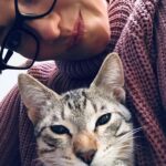 Chyler Leigh Instagram – Link’s gotta learn how to not crop Mommy out of his #selfie so much… #sharingiscaring #sundayfunday #meow