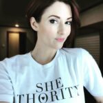 Chyler Leigh Instagram - “Each time a woman stands up for herself, without knowing it possibly, without claiming it, she stands up for all women” - Maya Angelou ❤️ @shethority Let’s stand up Ladies. Lets stand up FOR each other. Let’s stand up WITH each other. Let’s #createchange together #sheroes