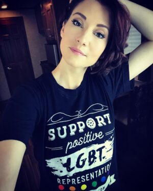 Chyler Leigh Instagram - Today is #NationalComingOutDay ... I'm so proud to take part in positive LGBTQ  representation. I'm proud to stand up for the voices that have either been stifled, silenced, or yet to be heard. I'm proud to stand on behalf of those who've been persecuted, ridiculed, and misunderstood. I'm grateful to walk alongside those who have battled long and hard to rise above the judgement and slander that have soiled the foundation of our humanity and yet even still, keep our heads held high as fingers wag and forked tongues sputter out hatred. I stand for you, with you, behind you and beside you... for the sake of compassion and everything good in this effed up world today, I hope we all rise. I hope today is filled with joy, hope, love, and support. You matter. You are beautiful. You are worth celebrating ❤️🏳️‍🌈 #ComeOnOut #TimeToRise #LGBTQ #AlexDanvers #BeYou #BeProud