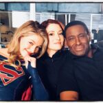 Chyler Leigh Instagram - Moi @melissabenoist @davidharewood = #family