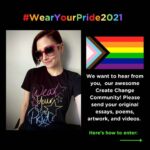 Chyler Leigh Instagram - Repost from @createchange.me… Hi friends! One of our favorite things to do at Create Change is highlight the talents of our community. We believe that social creativity can lead to social healing, so we hope you’ll consider sharing an essay, poem, artwork or video submission for #WearYourPride 2021! We want to hear from you. ❤️🧡💛💚💙💜🤎🖤 #createchange #loveislove #representationmatters #lgbtqiapride #motivationmonday