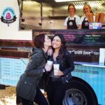 Chyler Leigh Instagram - @florianalima & I with these lovely ladies from @RPIceCream #veganicecream #yuck 😜 #sanvers