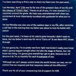 Chyler Leigh Instagram – Please read *Dear friends… this snapshot is from @eastofeli and this typed message is from me… As you may or may not know, this past week has been one of the most difficult ones yet for Nathan and I. Very quick decision making for our family has been at the forefront of every day. With a heavy heart, I sincerely apologize but I cannot be there at the Pianos show tonight. My children and I had to stay an extra day in California to be with our family during this grieving process and I’m straight back to Canada with them. This said, Nathan and I covered tickets for everyone who shows up tonight to come to The Knitting Factory show on Thursday night for free. Show up at the merch table tonight and put your name on the list so we can make certain we BOTH can spend the evening with you. Friends, I can’t be with my husband tonight… please show him all the love you can and take good care of him for me. I hope you can understand. We love you all very much ❤️